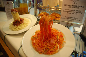 Plastic food in Hong Kong photo
