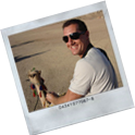 Alex on Camel, Egypt